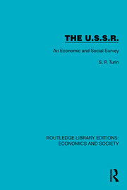The U.S.S.R.: An Economic and Social Survey book cover