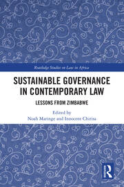 Sustainable Governance in Contemporary Law: Lessons from Zimbabwe book cover