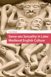 Same-sex Sexuality in Later Medieval English Culture book cover