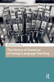 The History of Grammar in Foreign Language Teaching book cover