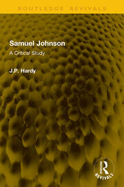 Samuel Johnson: A Critical Study book cover