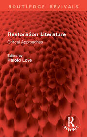 Restoration Literature: Critical Approaches book cover