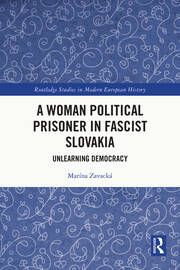 A Woman Political Prisoner in Fascist Slovakia: Unlearning Democracy book cover