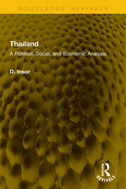 Thailand: A Political, Social, and Economic Analysis book cover