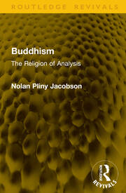 Buddhism: The Religion of Analysis book cover