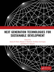 Next Generation Technologies for Sustainable Development book cover