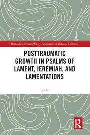 Posttraumatic Growth in Psalms of Lament, Jeremiah, and Lamentations book cover