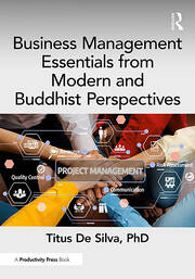 Business Management Essentials from Modern and Buddhist Perspectives book cover