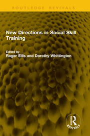 New Directions in Social Skill Training book cover