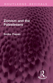 Zionism and the Palestinians book cover