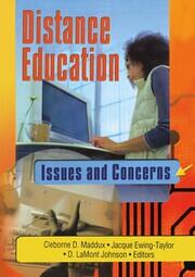 Distance Education: Issues and Concerns book cover