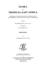 Flora of Tropical East Africa - Myrtaceae (2001) book cover
