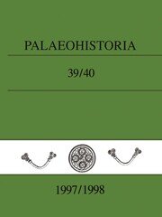 Palaeohistoria 39,40 (1997-1998): Institute of Archaeology, Groningen, the Netherlands book cover