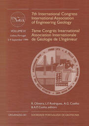 7th International Congress International Association of Engineering Geology, volume 6: Proceedings / Comptes-rendus, Lisboa, Portugal, 5-9 September 1994, 6 volumes book cover