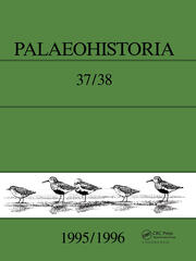 Palaeohistoria 37/38 (1995/1996): Institute of Archaeology, Groningen, the Netherlands book cover