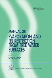 Manual on Evaporation and Its Restriction from Free Water Surfaces book cover