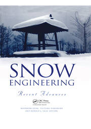 Snow Engineering: Recent Advances: Proceedings of the third international conference, Sendai, Japan, 26-31 May 1996 book cover