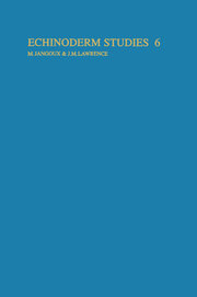 Echinoderm studies 6 (2001) book cover