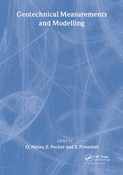 Geotechnical Measurements and Modelling: Proceedings of the 8th International Symposium, Karlsruhe, Germany, 23-26 September, 2003 book cover