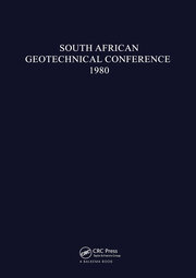 South African geotechnical conference, 1980: Supplement to the Proceedings of the 7th Regional Conference for Africa on Soil Mechanics & Foundation Engineering, held in Accra in June 1980 book cover