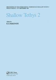 Shallow Tethys 2: Proceedings of the international symposium on Shallow Tethys 2, Wagga Wagga, 15-17 September 1986 book cover