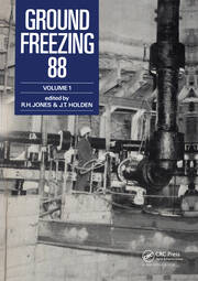 Ground Freezing 88 - Volume 1: Proceedings of the fifth international symposium, Nottingham, 26-27 July 1988, 2 volumes book cover