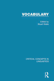 Vocabulary book cover