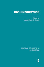 Biolinguistics vol IV book cover