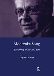 Modernist Song: The Poetry of Tristan Tzara book cover