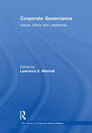Corporate Governance: Values, Ethics and Leadership book cover