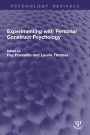 Experimenting with Personal Construct Psychology book cover
