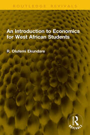 An Introduction to Economics for West African Students book cover