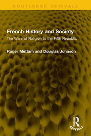French History and Society: The Wars of Religion to the Fifth Republic book cover