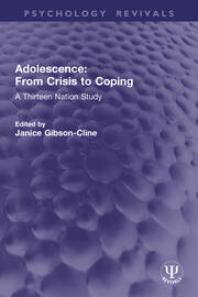 Adolescence: From Crisis to Coping: A Thirteen Nation Study book cover