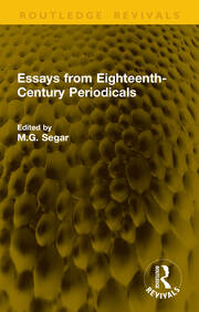Essays from Eighteenth-Century Periodicals book cover