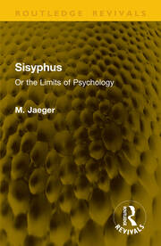 Sisyphus: Or the Limits of Psychology book cover