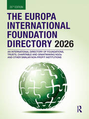 The Europa International Foundation Directory 2026 book cover
