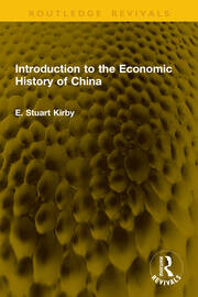 Introduction to the Economic History of China book cover