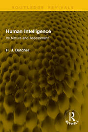 Human Intelligence: Its Nature and Assessment book cover