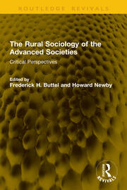 The Rural Sociology of the Advanced Societies: Critical Perspectives book cover