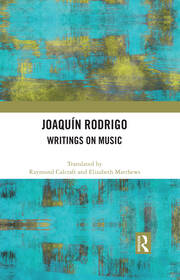 Joaquín Rodrigo: Writings on Music book cover
