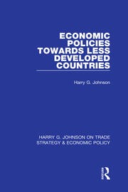 Economic Policies Towards Less Developed Countries book cover