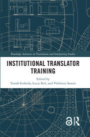 Institutional Translator Training book cover