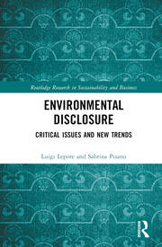 Environmental Disclosure: Critical Issues and New Trends book cover