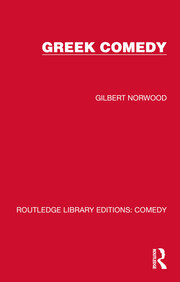 Greek Comedy book cover
