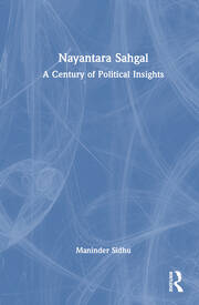 Nayantara Sahgal: A Century of Political Insights book cover