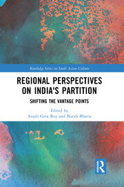 Regional perspectives on India's Partition: Shifting the Vantage Points book cover