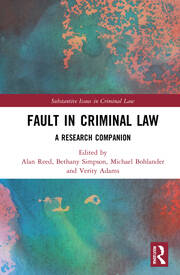 Fault in Criminal Law: A Research Companion book cover