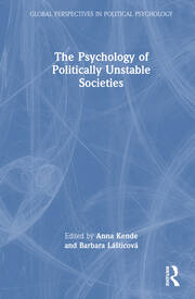 The Psychology of Politically Unstable Societies book cover