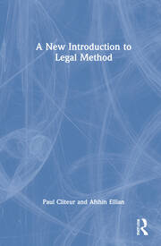 A New Introduction to Legal Method book cover